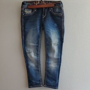 Rock Revival Caro Stretch Cropped Jeans Sz 26